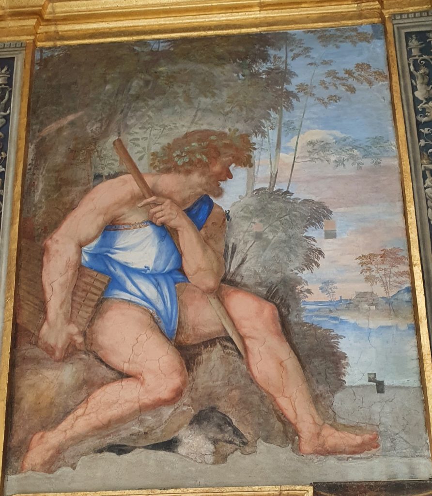 Villa Farnesina, il Polifemo, un’opera dell’artista Sebastiano del Piombo