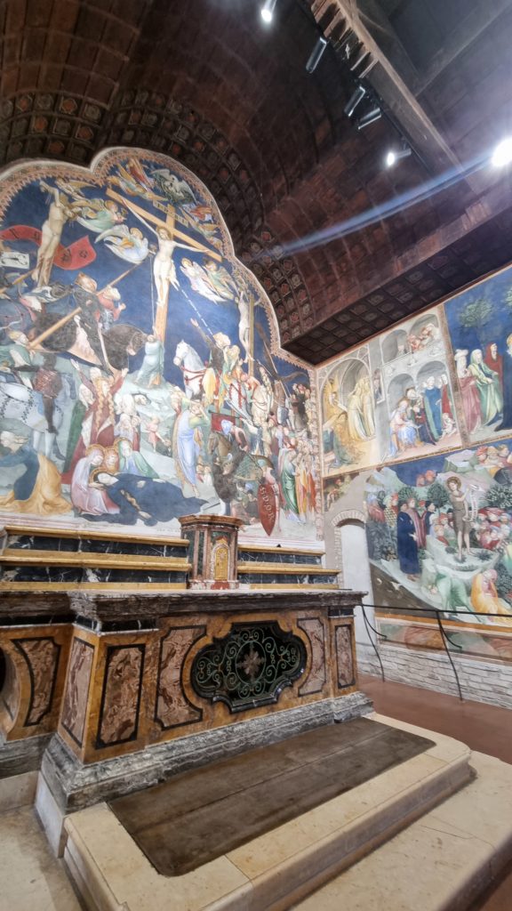 Affreshi nell'Oratorio di San Giovanni a Urbino
