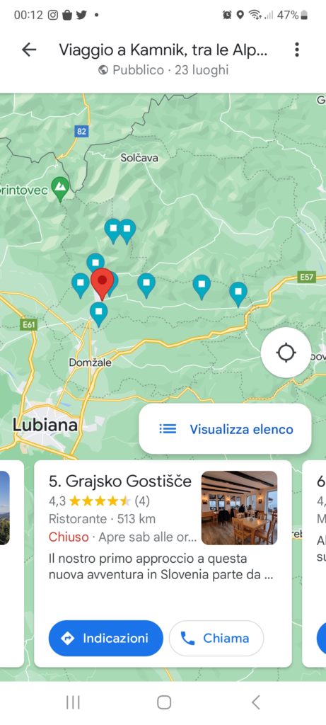 Viaggio a Kamnik-su-Google-Maps-Castello