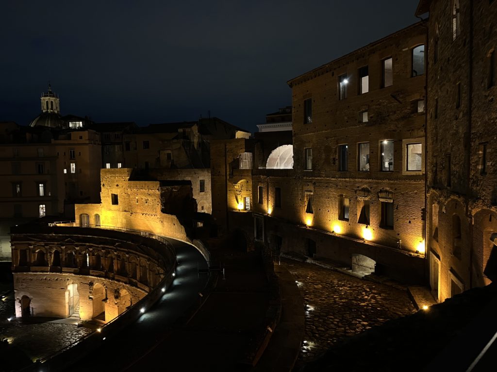 Trajan's Market at Night